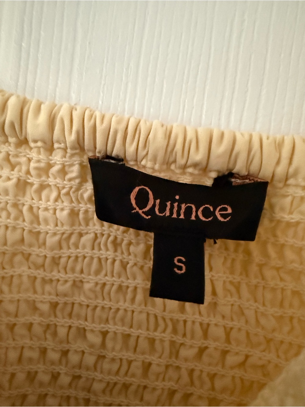 New Quince Butter Yellow Smocked Sundress - Picture 2 of 5